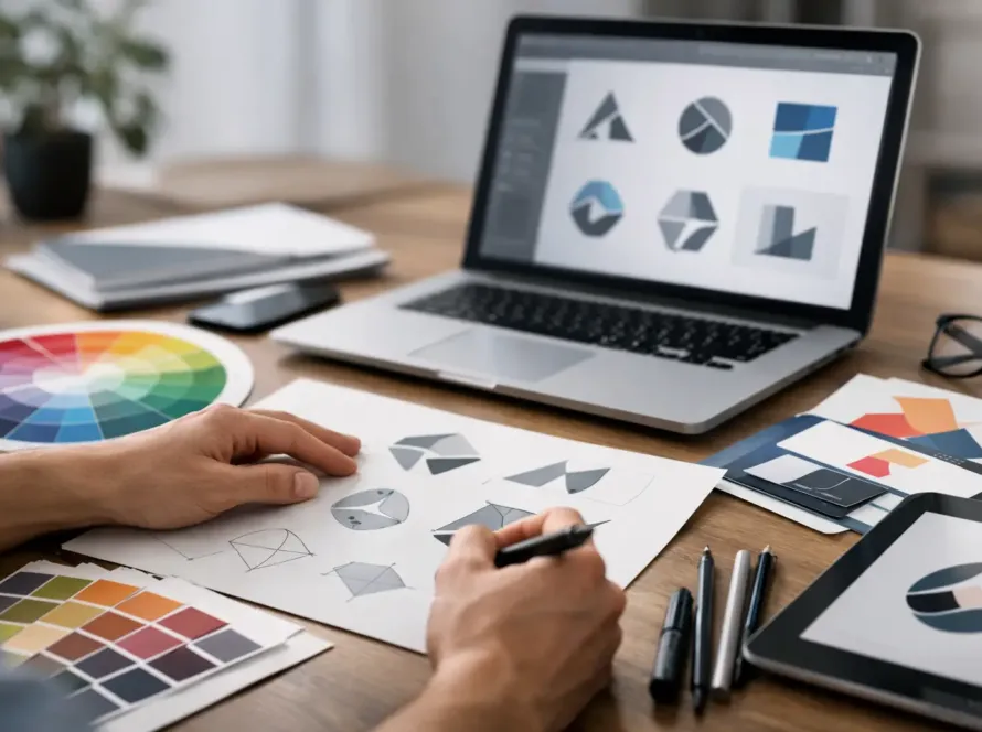 Grafikdesign für Unternehmensauftritt, der wirkt