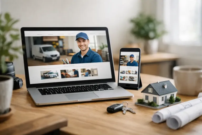 Webdesign für lokale Dienstleister, das wirkt