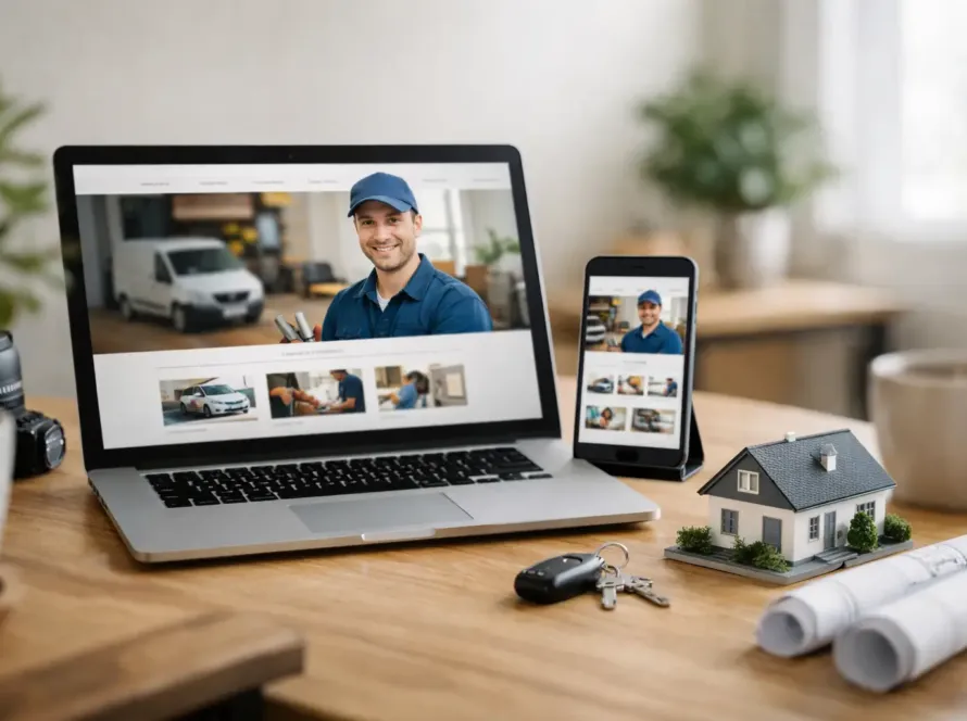Webdesign für lokale Dienstleister, das wirkt