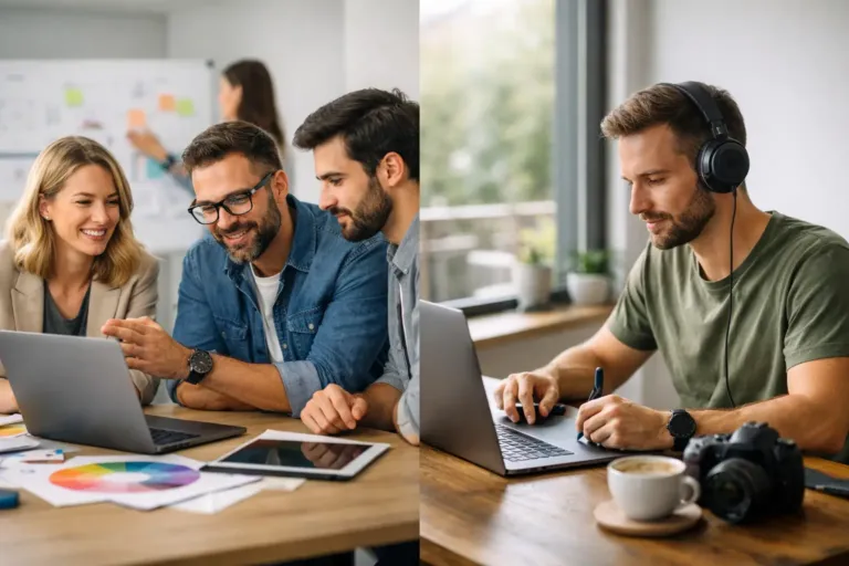 Agentur oder Freelancer für Design: Was passt?