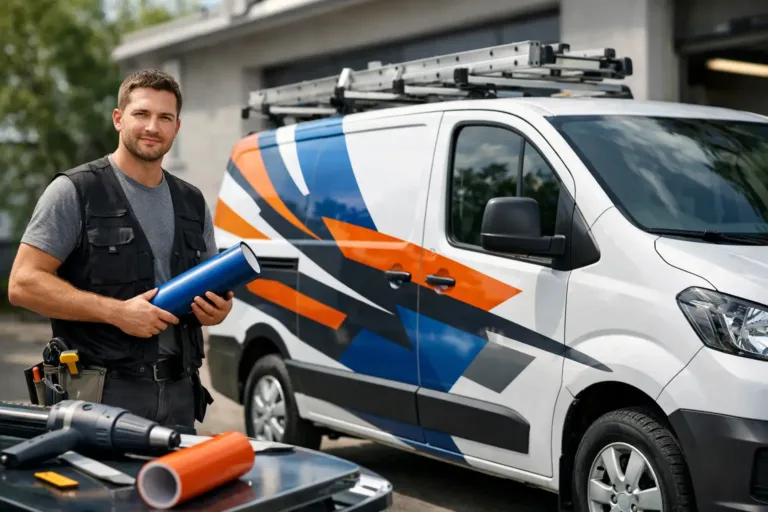Fahrzeugbeschriftung für Handwerker, die wirkt