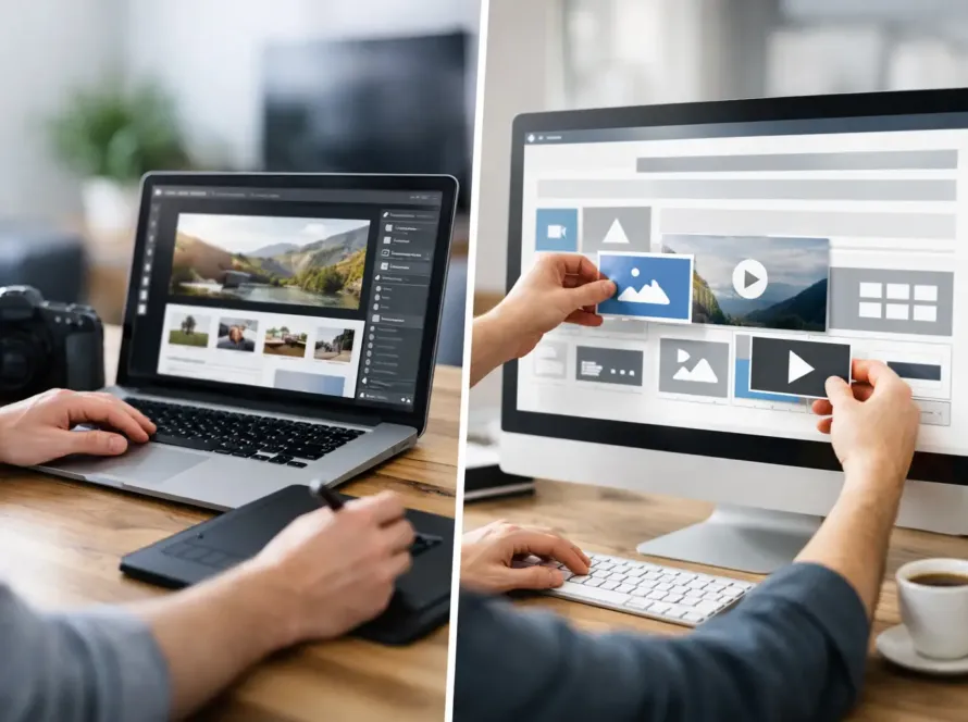Webdesign oder Baukasten: Was passt zu deinem Unternehmen?