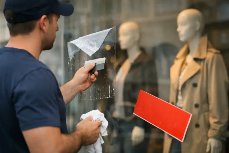 Fehler bei der Schaufensterbeschriftung vermeiden
