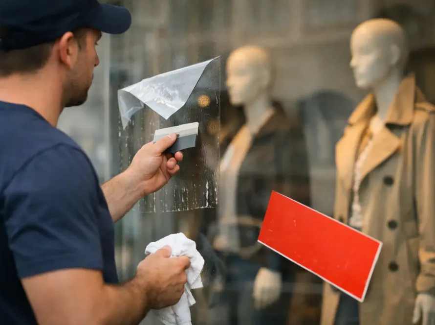Fehler bei der Schaufensterbeschriftung vermeiden